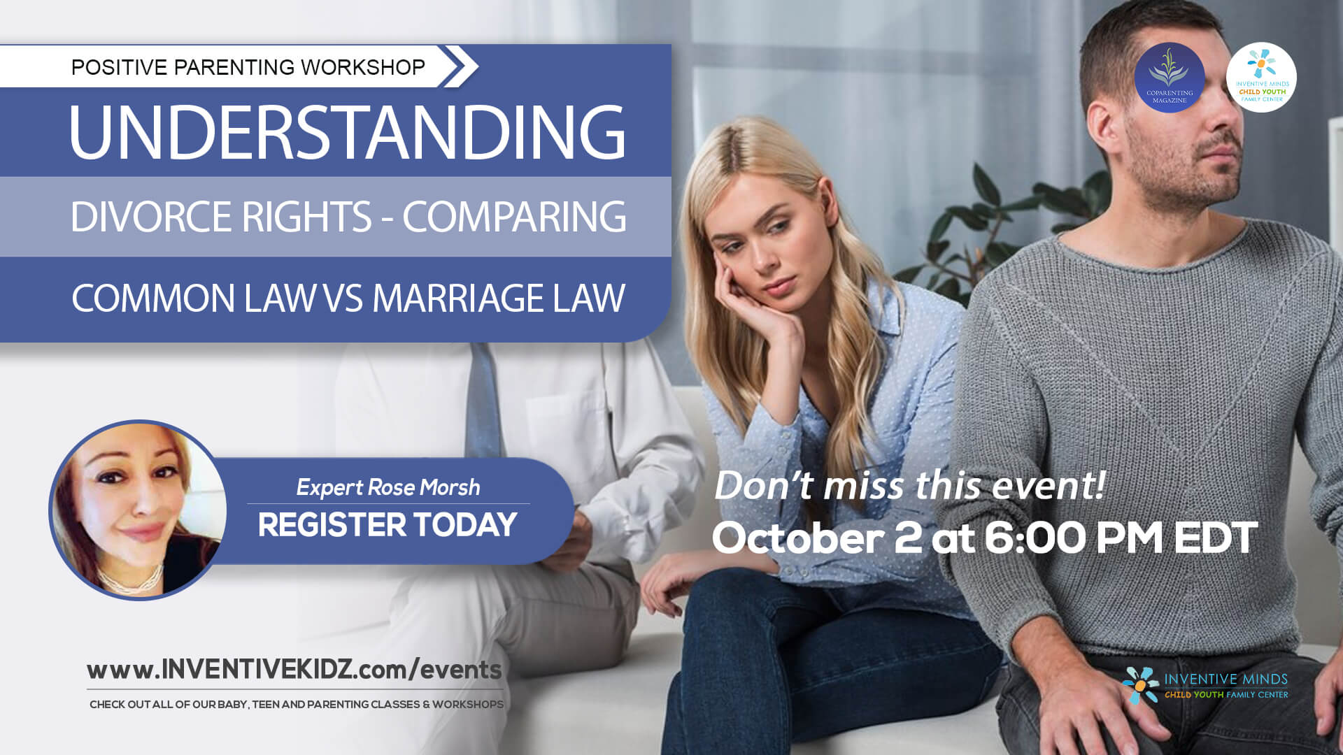 Understanding Divorce Rights - Comparing Common Law vs Marriage Laws | Inventive Minds Kidz Academy Event Featured Image